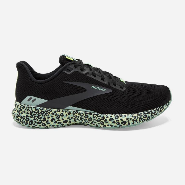 Brooks Launch 8 Australia - Women's Light Cushion Road Running Shoes - Black/Ebony/grey Charcoal/Oce